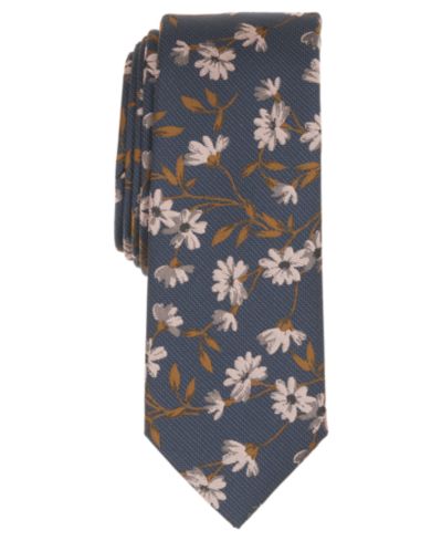 Bar III Men's Maple Floral Pattern Tie, Macy's Exclusive