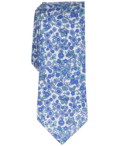 Bar III Мужской галстук Hanford Floral Skinny