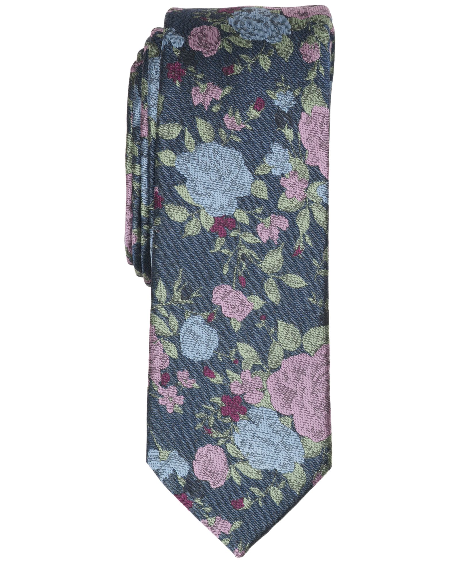 Мужской узкий галстук Bar III Foster Floral Pattern