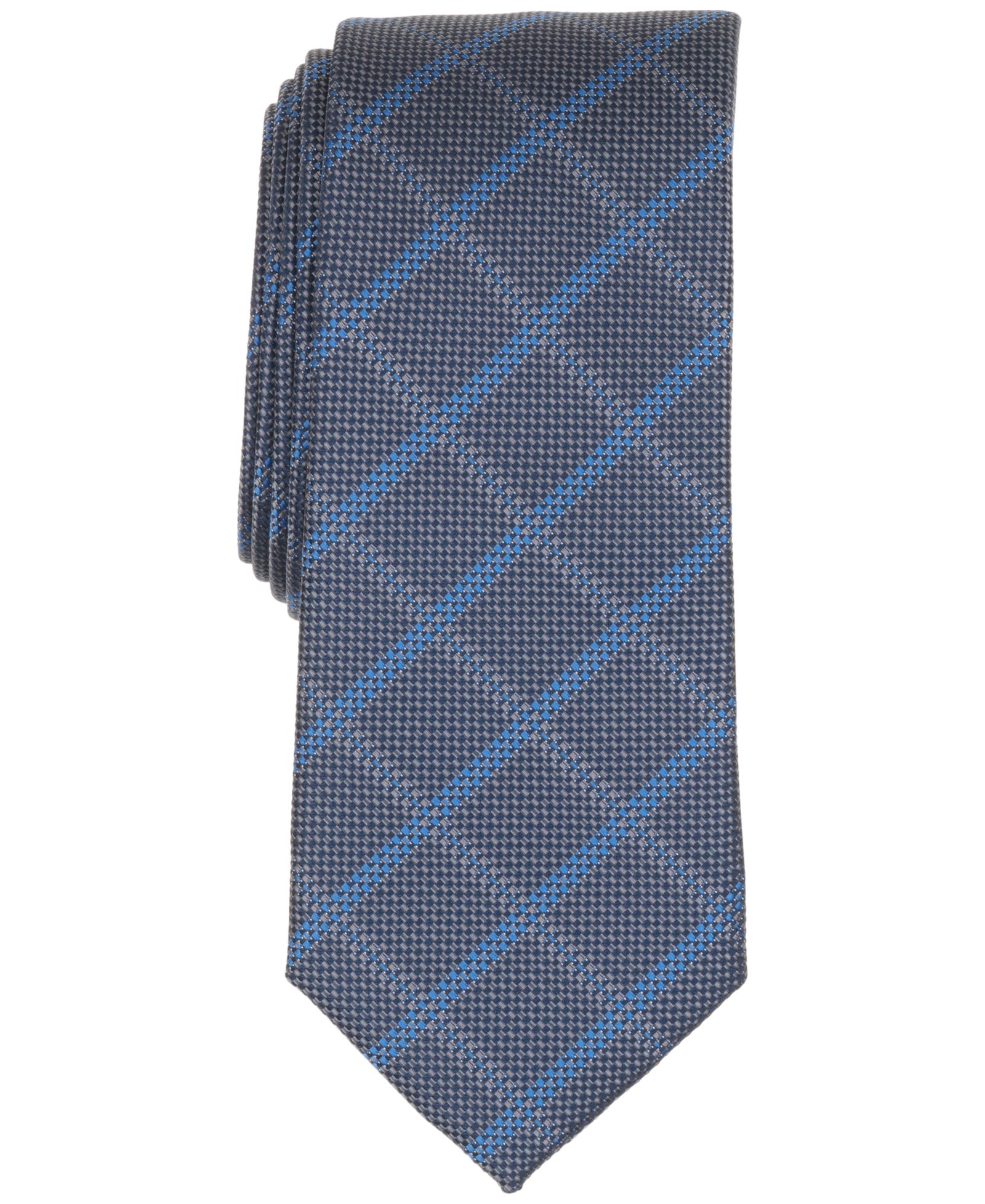 Alfani Men's Archer Plaid Tie, Macy's Exclusive