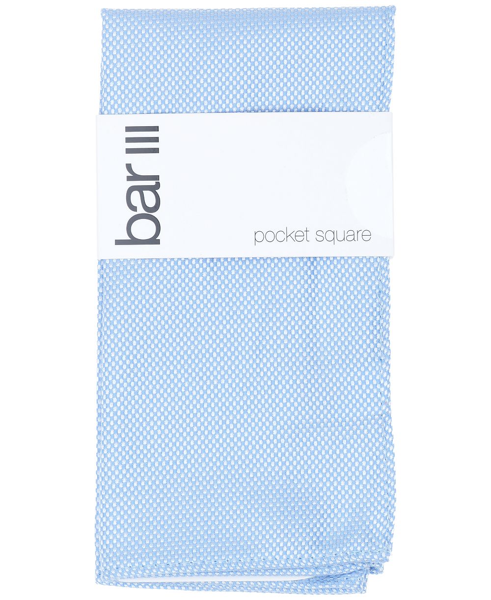 Bar III Men's Flemming Solid Pocket Square