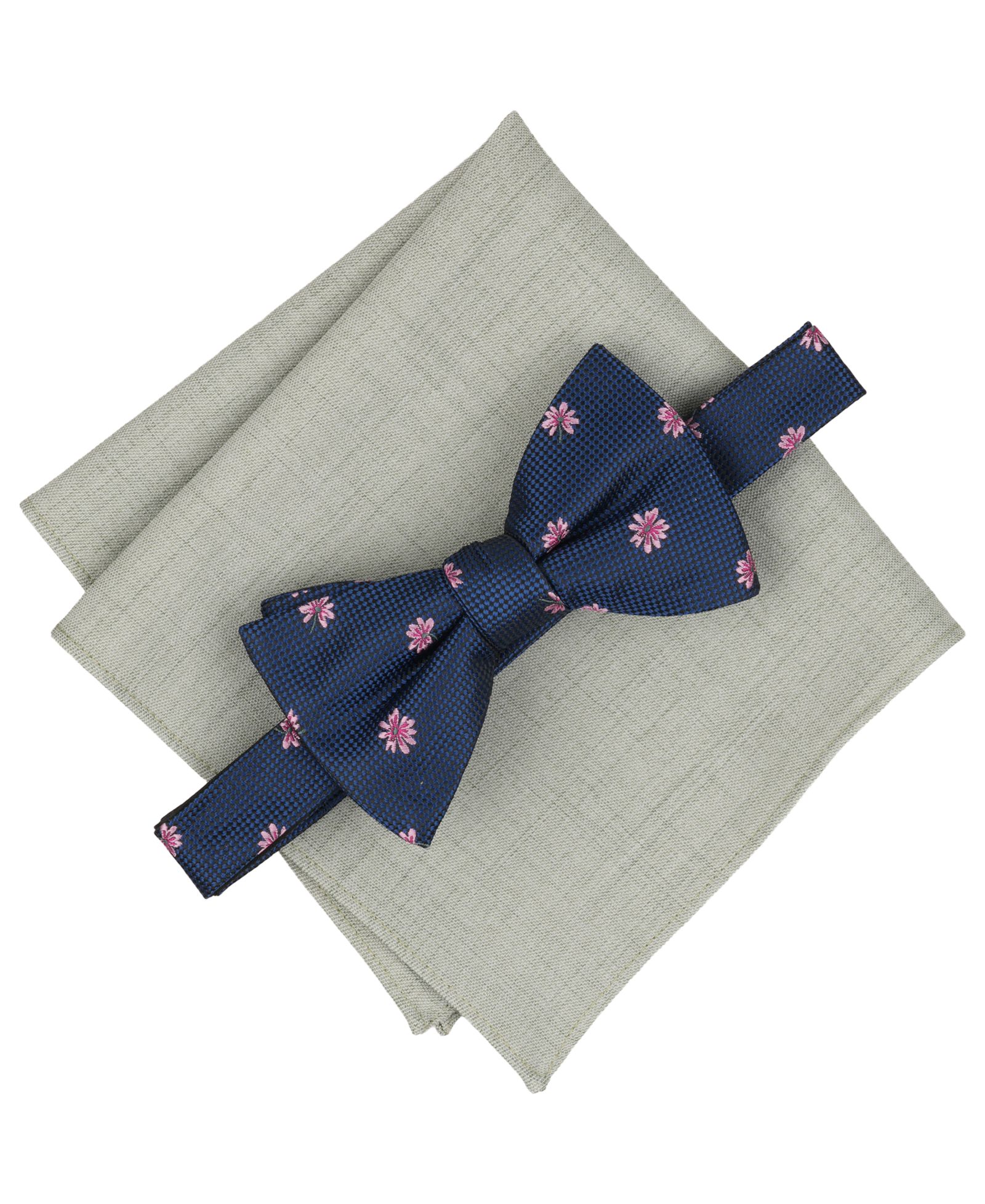 Bar III Men's Grace Floral Bow Tie & Pocket Square, 2-Piece Set, Macy's Exclusive