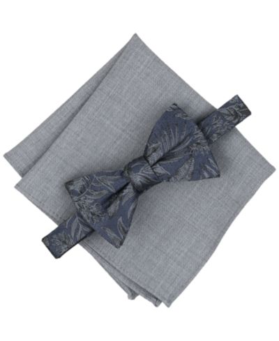 Bar III Мужской набор из галстука-бабочки и нагрудного платка Santo Floral 2-Piece
