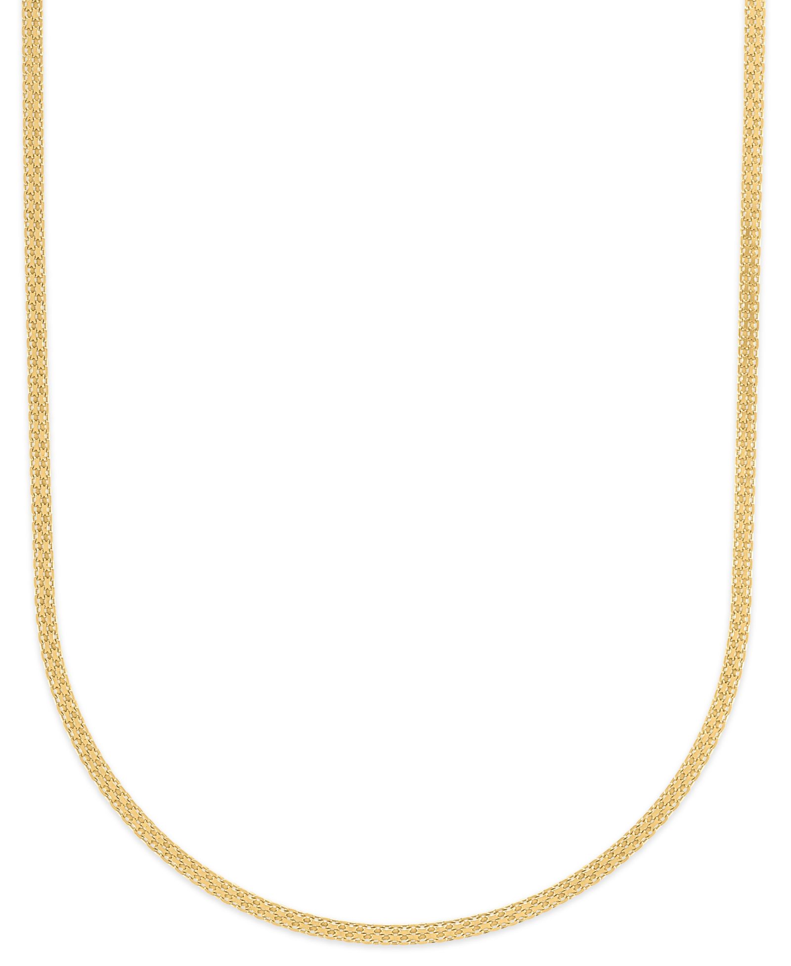 Мужской цепочка-колье Alfani Polished Bismark из золота 14k поверх стерлингового серебра