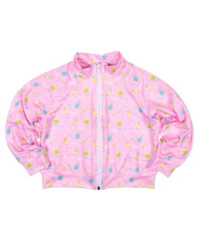 Женский трикотажный жакет Florence Eiseman Little Girls Golf Print Performance