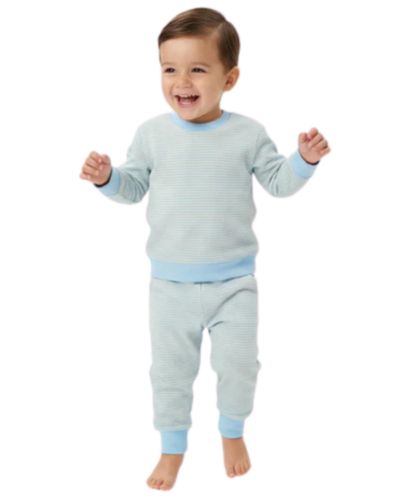 Детский спортивный костюм Motette Seaside Stripe Lounger из бамбука для мальчиков