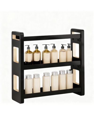YIGII Solid Wood 3-Tier Organizer: Multi-Purpose for Bath & Kitchen