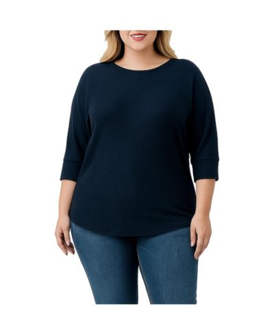 Женский топ Standards & Practices Plus Size 3/4 Dolman Sleeve