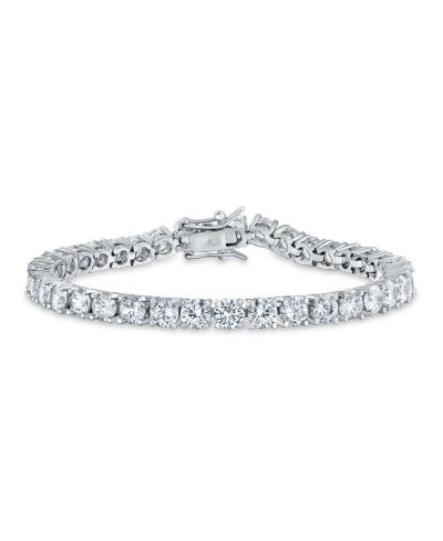 Bling Jewelry Classic 20CT CZ Solitaire Tennis Bracelet Cubic Zirconia .925 Sterling Silver 8 Inch