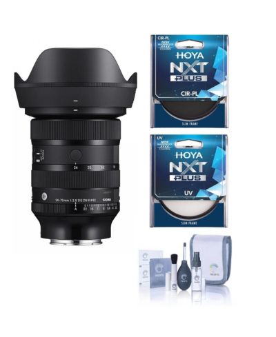 Sigma 24-70mm f/2.8 DG DN II Art Lens for Sony E, Bundle w/Pro Filter Kit