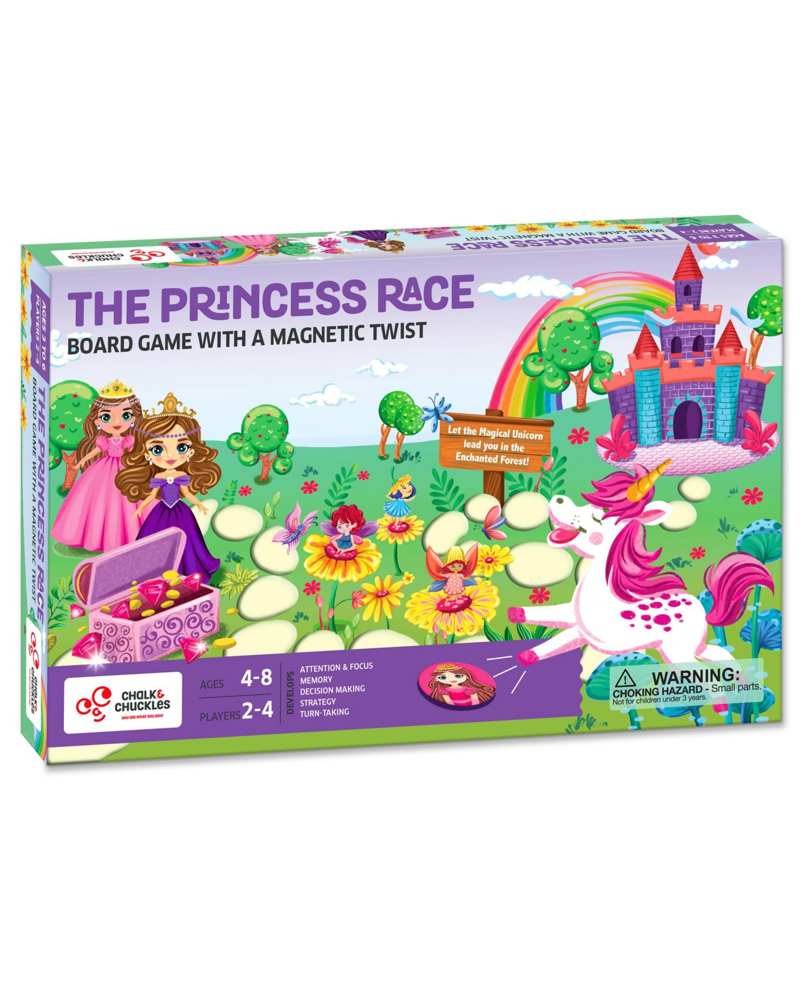 Образовательная настольная игра Chalk & Chuckles Princess Race