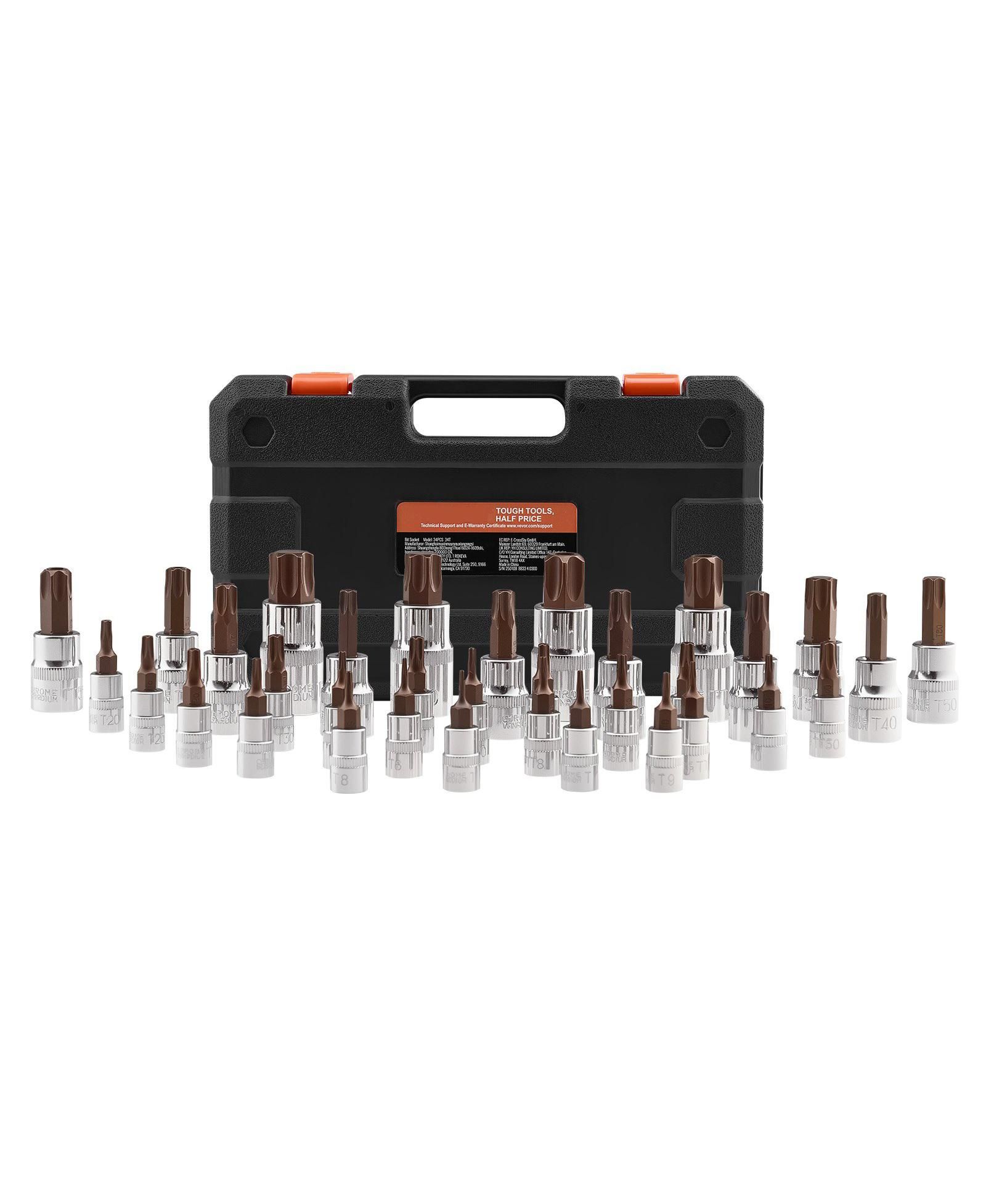Набор торцевых головок SUGIFT 34-Piece Torx Bit