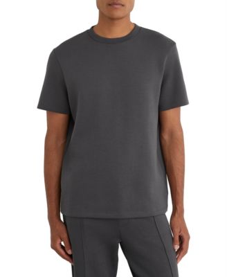 REISS Men's Barton Premium Modern-Fit Interlock T-Shirt