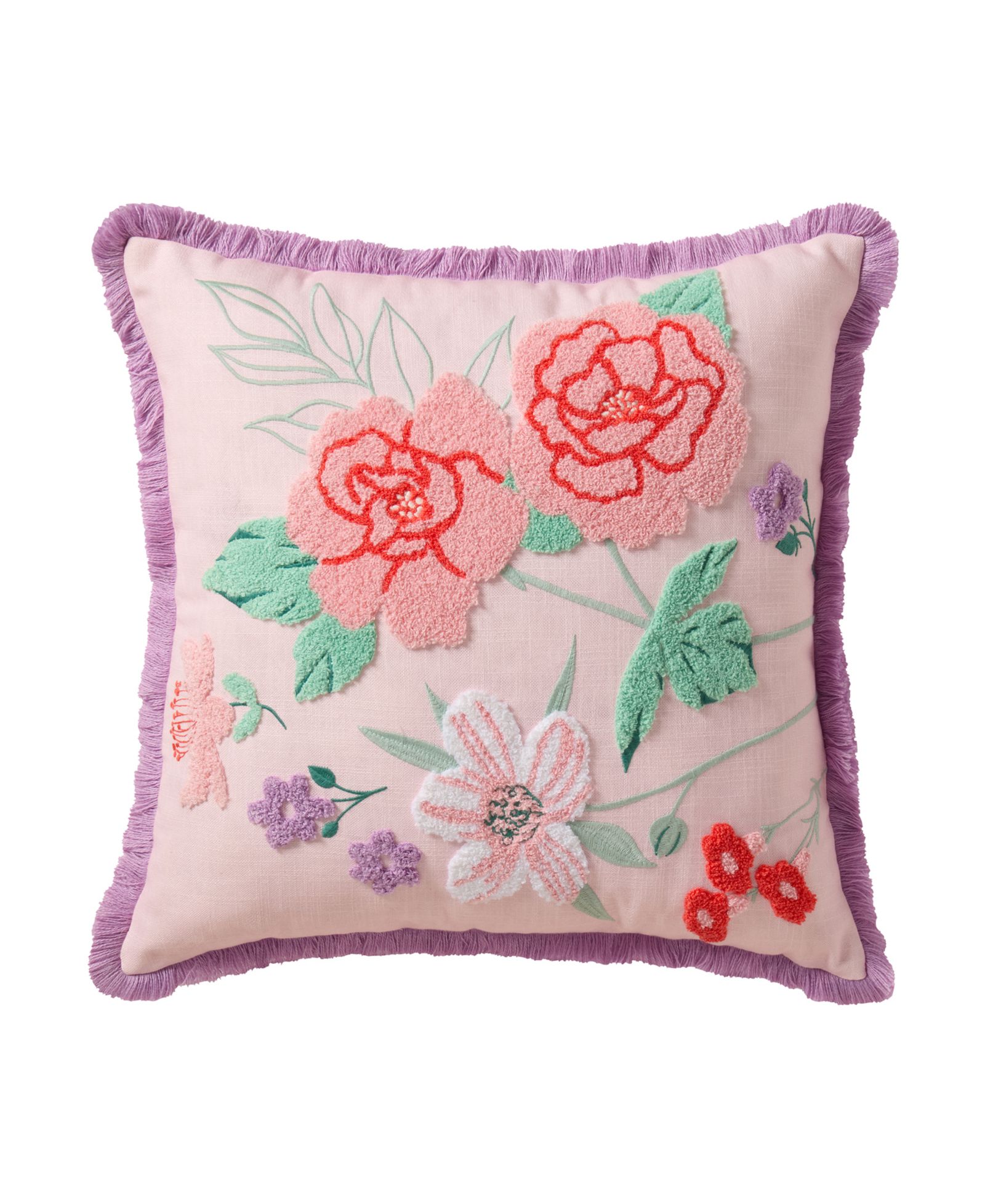 Hallmark Bloom for Mom Cotton Decorative Pillow,18" x 18"