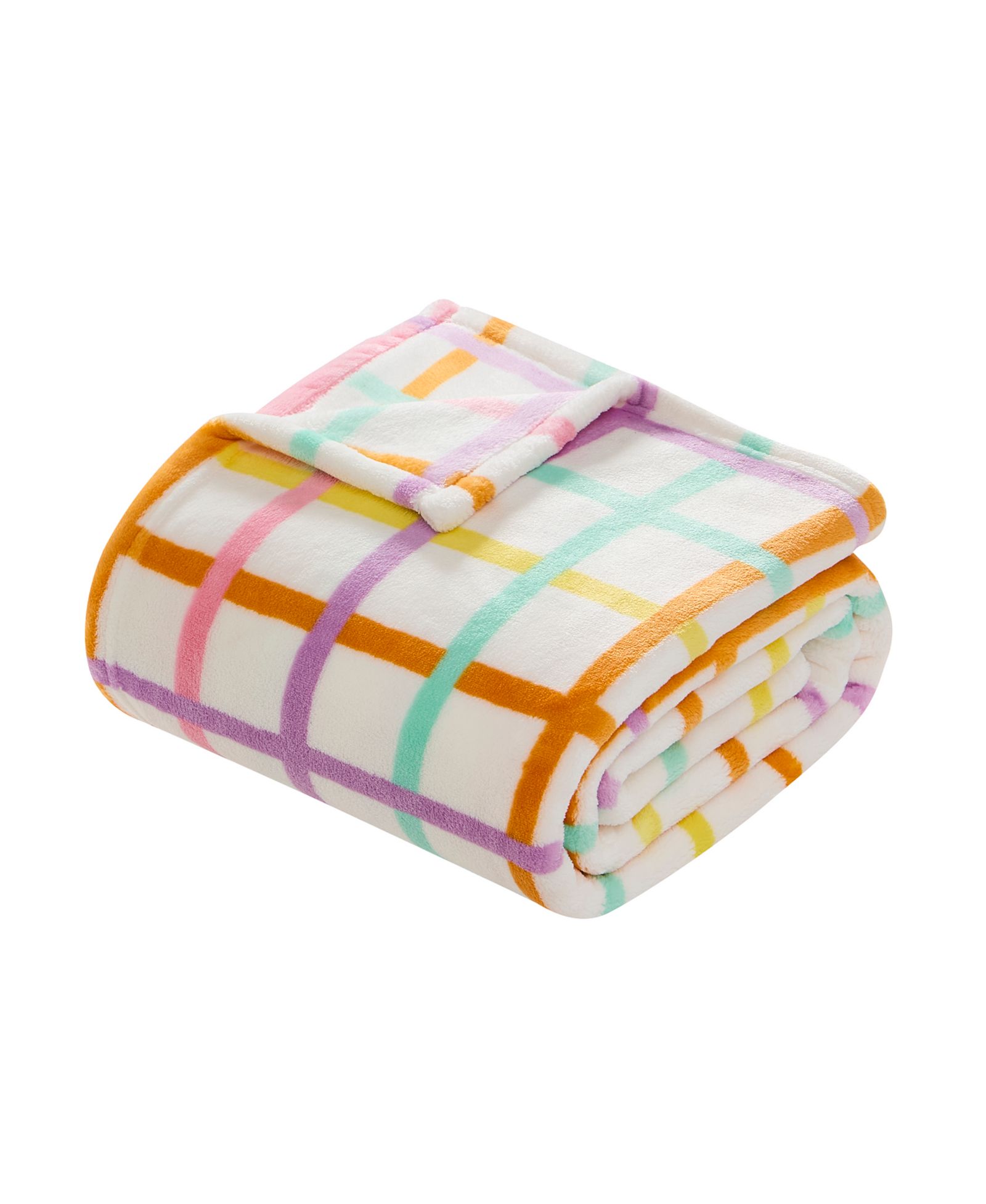 Плед Hallmark Chromatic Grid Plush 50" x 70"