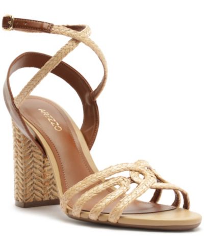 Arezzo Women's Aria High Block Heel Sandals