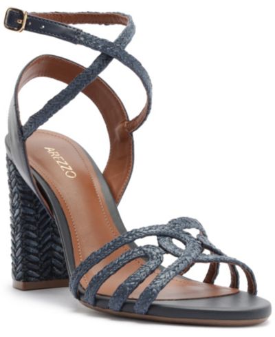 Arezzo Women's Aria High Block Heel Sandals