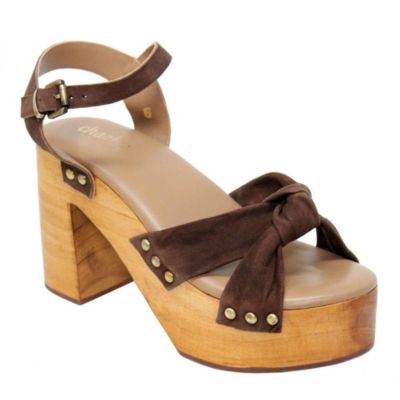 Charles by Charles David Womens Uniform Platform Chunky Heel Sandal