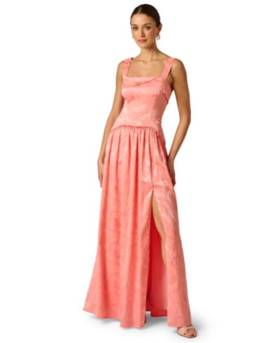 Adrianna Women's Woven Jacquard Long Dress