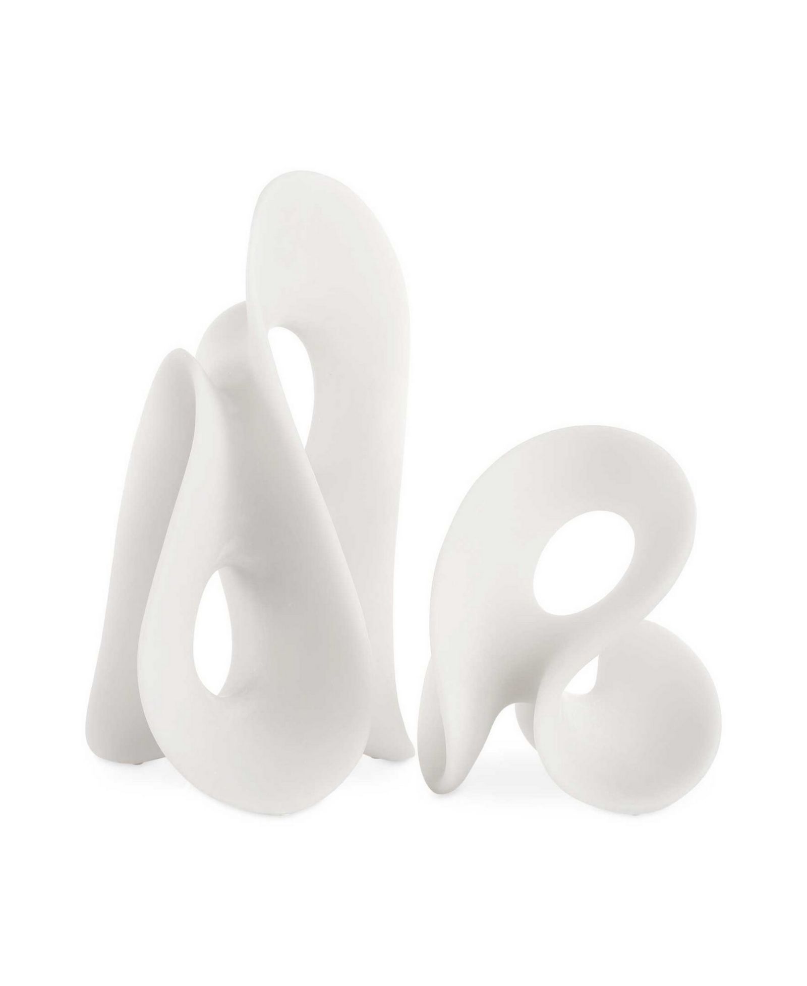 Uttermost Silent Wave Indoor Outdoor Sculptures, Set of 2
