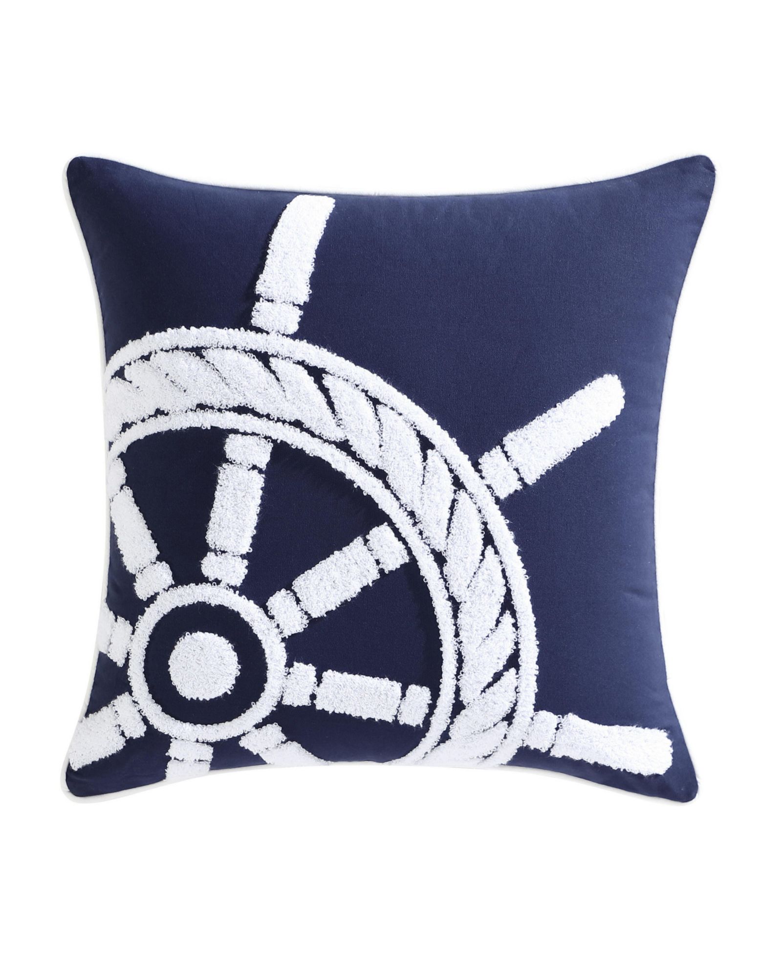 Декоративная квадратная подушка Nautica Ships Wheel, 20" x 20"