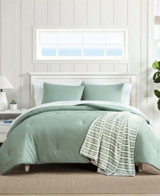 Комплект постельного белья Nautica Broken Lines Embossed, King, 8-Pc. Comforter Set