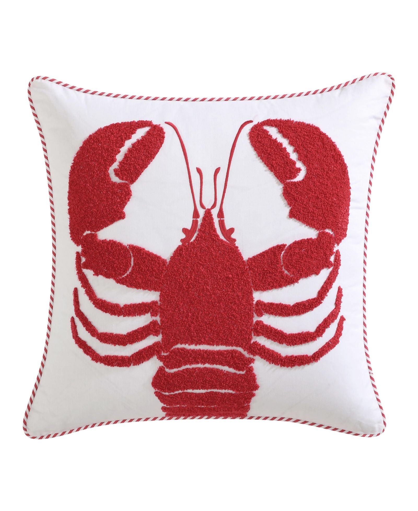 Nautica Lobster Cotton Square Decorative Pillow, 20" x 20"