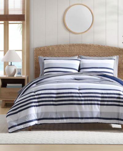 Комплект постельного белья Nautica Palm Coast Stripe 5-Pc. Twin/Twin XL