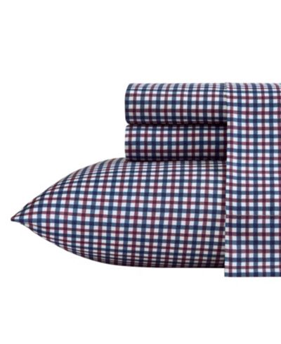 Комплект простыней Nautica Heritage Plaid Printed Microfiber 4-Pc., Full