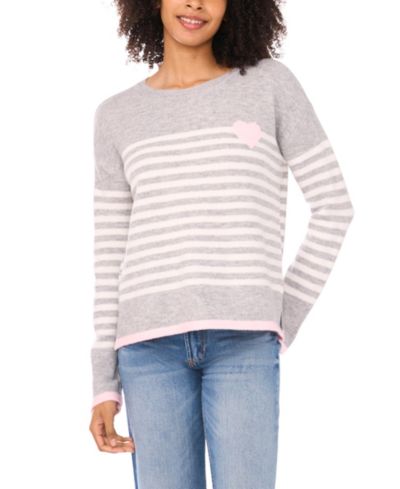 Женский свитер CeCe Sailor Stripe Crewneck