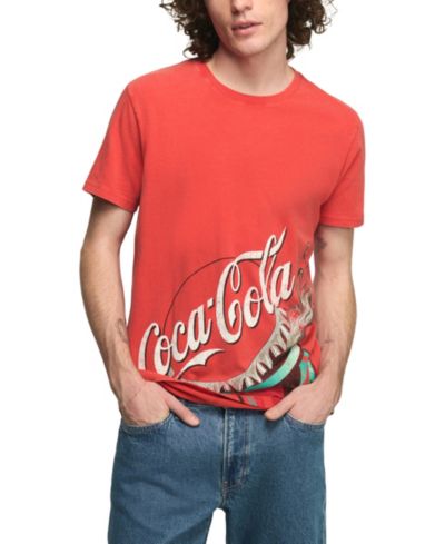 Мужская футболка Lucky Brand Retro-Inspired Coca Cola с круглым вырезом