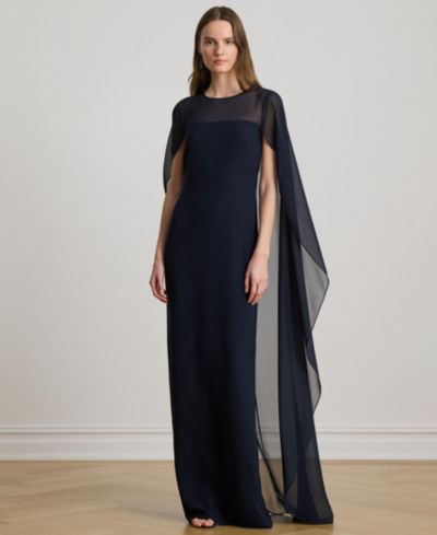 Платье из шифона Lauren Ralph Lauren Женское