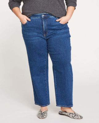 Женцинские джинсы Universal Standard Women's High Rise Straight Leg 28 Inch