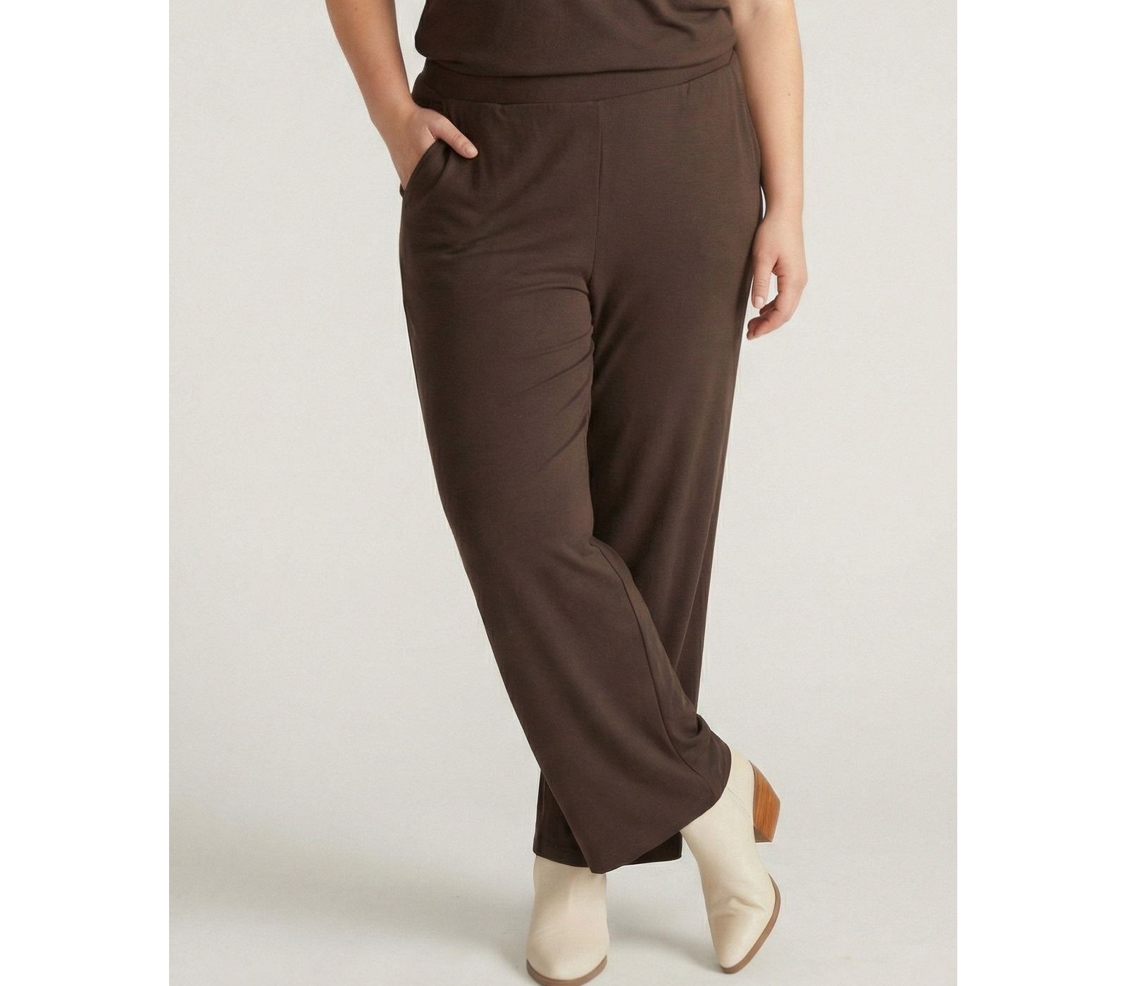 Universal Standard брюки TravelKnit свободного кроя Plus Size