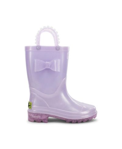 Western Chief Kid's Pearlized Lighted Rain Boot