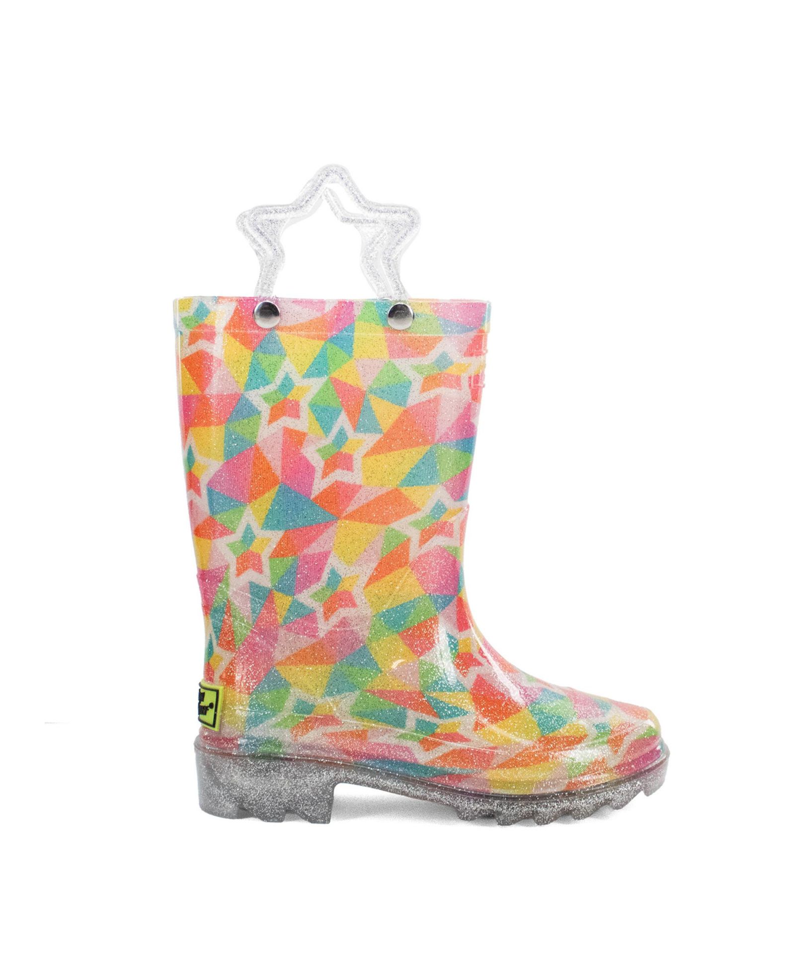 Western Chief Kids Star Kaleidoscope Lighted Rain Boot