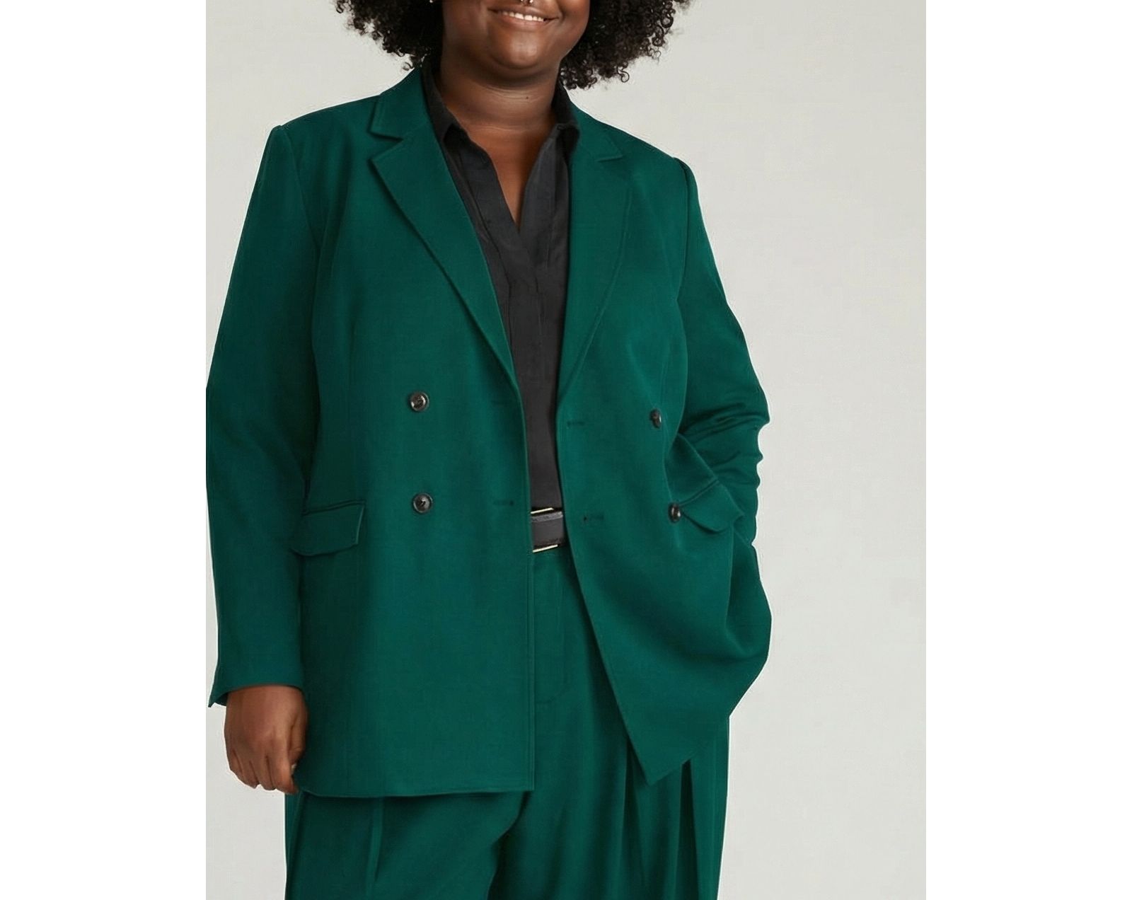 Универсальный двубортный блейзер Universal Standard Women's Plus Size