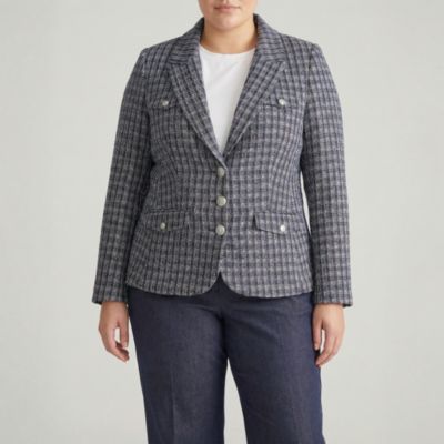 Universal Standard Блейзер Ponte на 4 кармана Plus Size