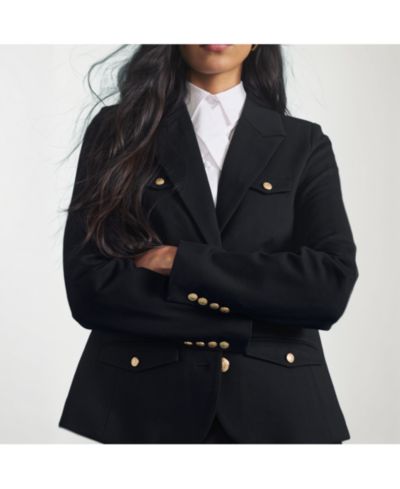 Black w/ gold buttons