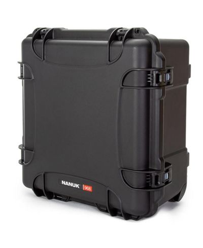 Водонепроницаемый жесткий кейс Nanuk Wheeled Series 968 из смолы Black без пенопластовой вставки