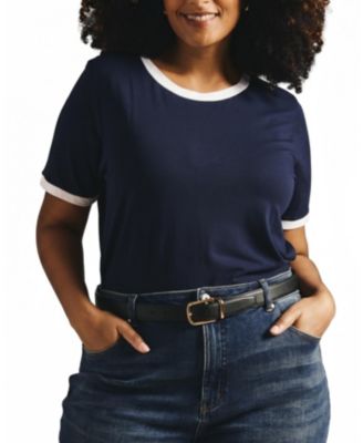 Navy/white trim