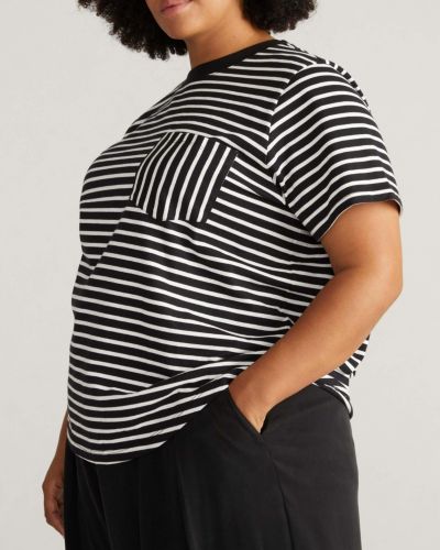 Universal Standard Plus Size Breton Stripe Garcon Tee