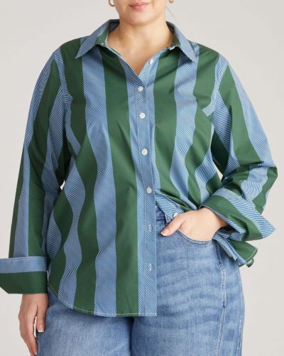 Green/blue directional stripe