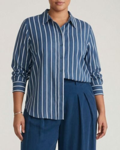 Рубашка Universal Standard Plus Size Cooling Stretch Cupro Artist