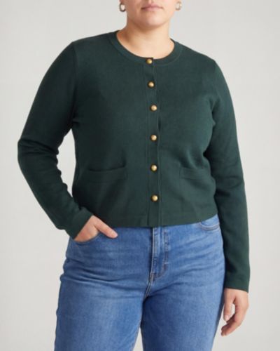 Universal Standard Plus Size Gabrielle Button Front Cardigan