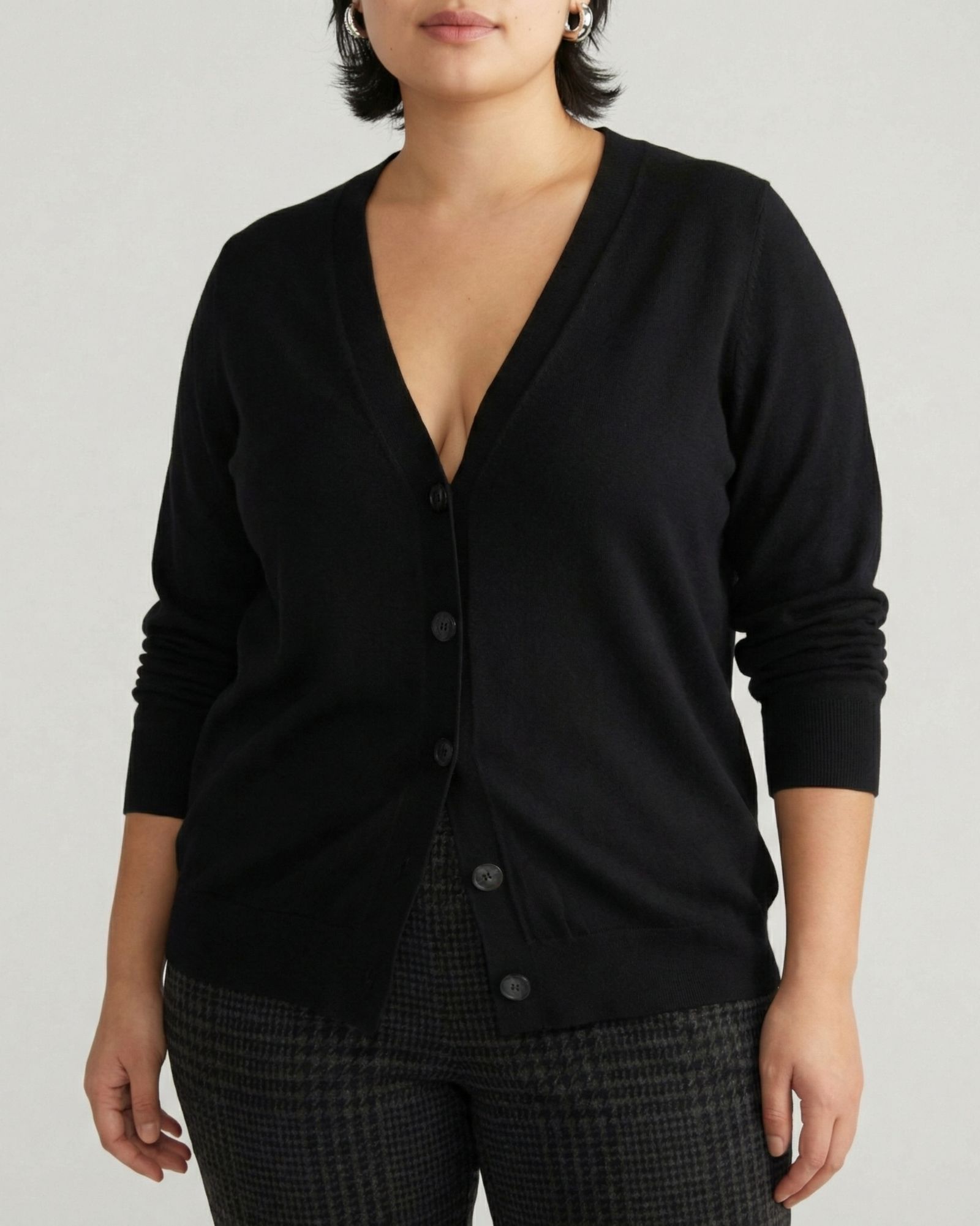 Universal Standard Plus Size Savvy Fine Knit Cardigan