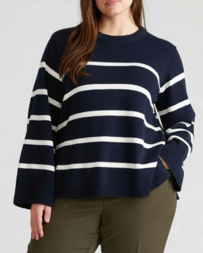 Universal Standard Women's Plus Size Wide Sleeve Cotton Sweater