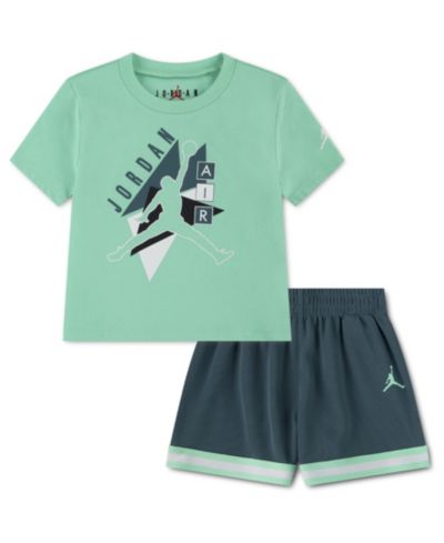 Jordan Детский 4-7 Crewneck T-Shirt and Shorts 2-Piece Set