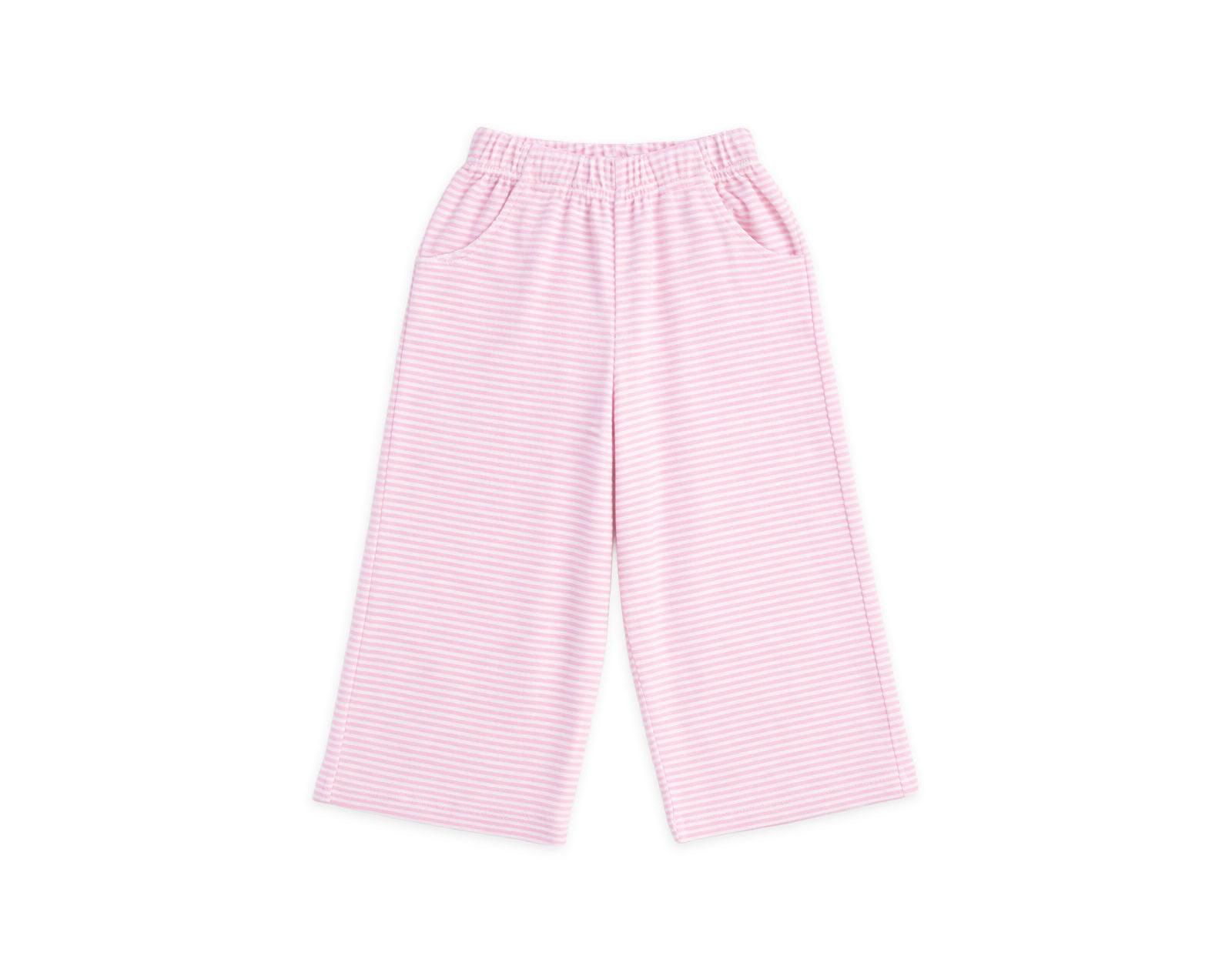 Широкие брюки из махровой ткани Florence Eiseman Little Girls Stripe Terry