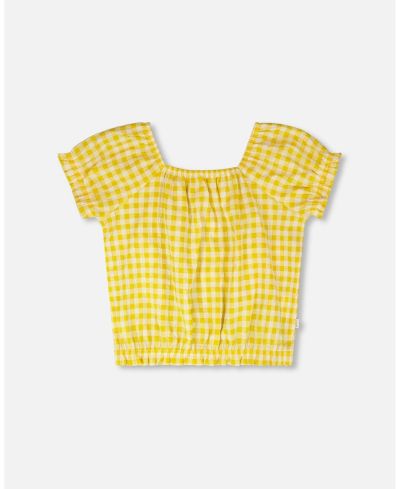 Deux par Deux Toddler Girls Peasant Top
